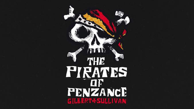 Illyria theatre Gilbert & Sullivan's The Pirates of Penzance poster